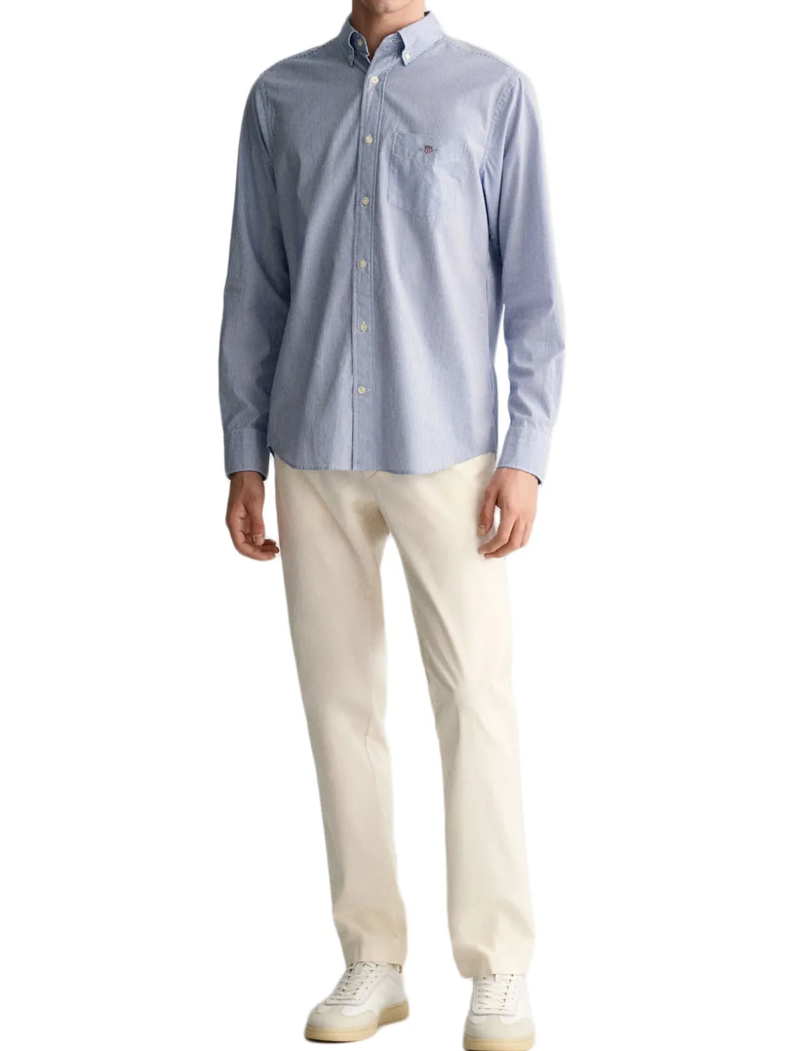 Gant | Reg Poplin Banker Shirt>Uomo Camicie