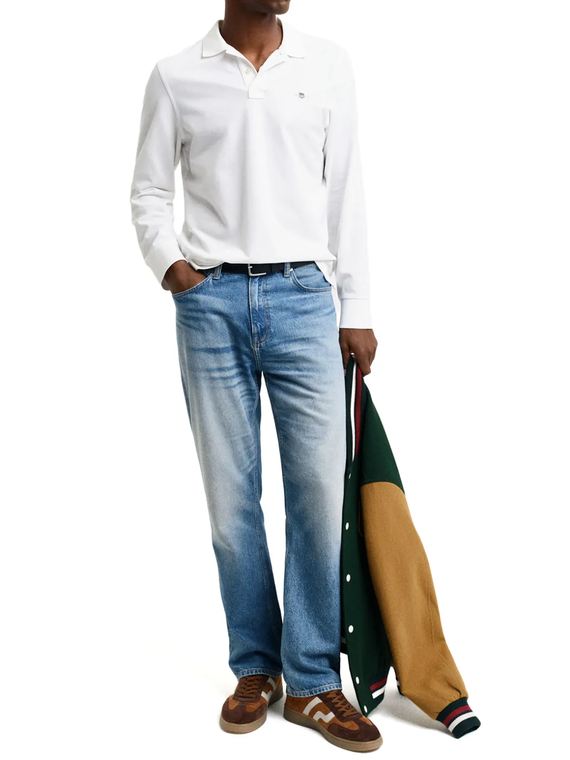 Gant | Reg Shield Ls Pique Rugger>Uomo Polo