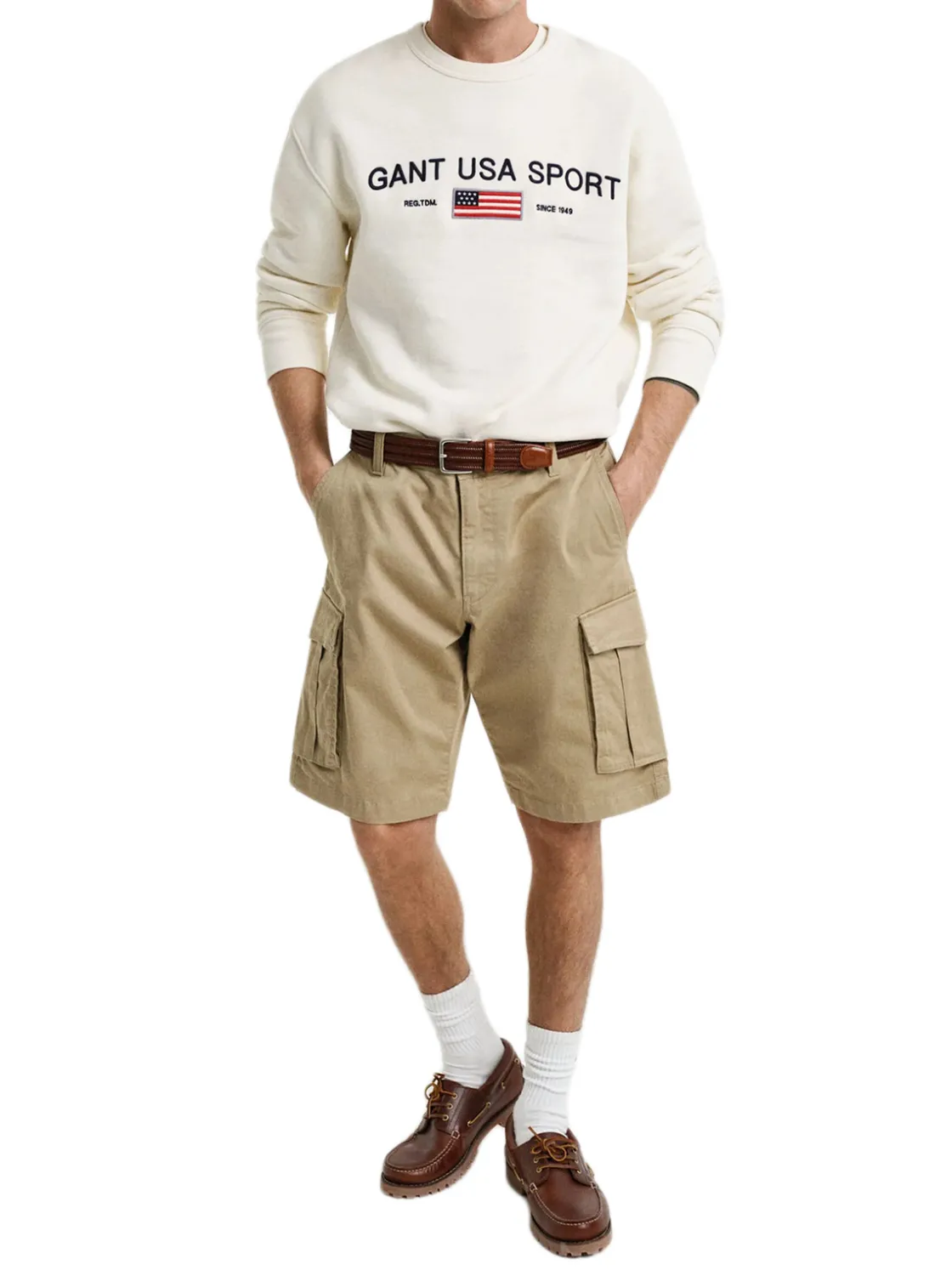 Gant | Relaxed Twill Cargo Shorts>Uomo Bermuda