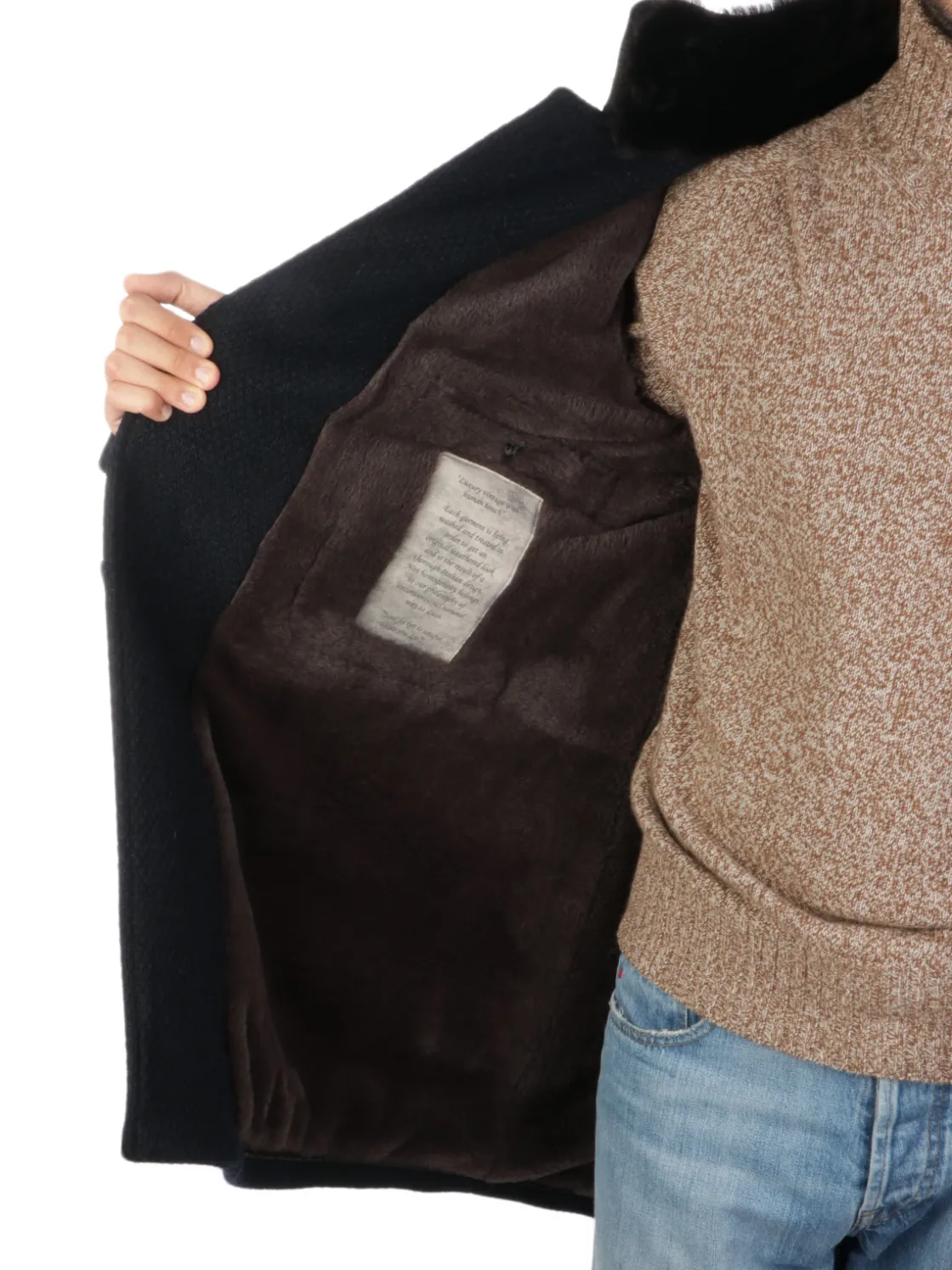 Gimo's | Cappotto Uomo in Lana Honeycomb>Uomo Cappotti E Trench