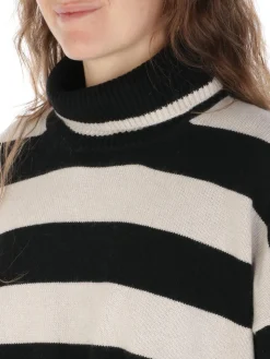 Incontro7 INCONTRO 7 | Dolcevita Donna a Righe in Lana e Cashmere><noscript><img width=