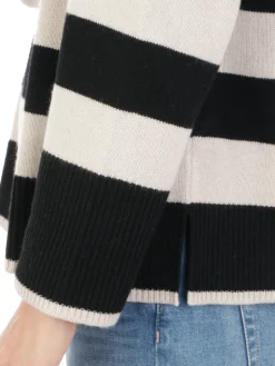 Incontro7 INCONTRO 7 | Dolcevita Donna a Righe in Lana e Cashmere><noscript><img width=