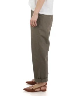 Kiltie | Pantaloni Donna George in Cotone>Donna Pantaloni