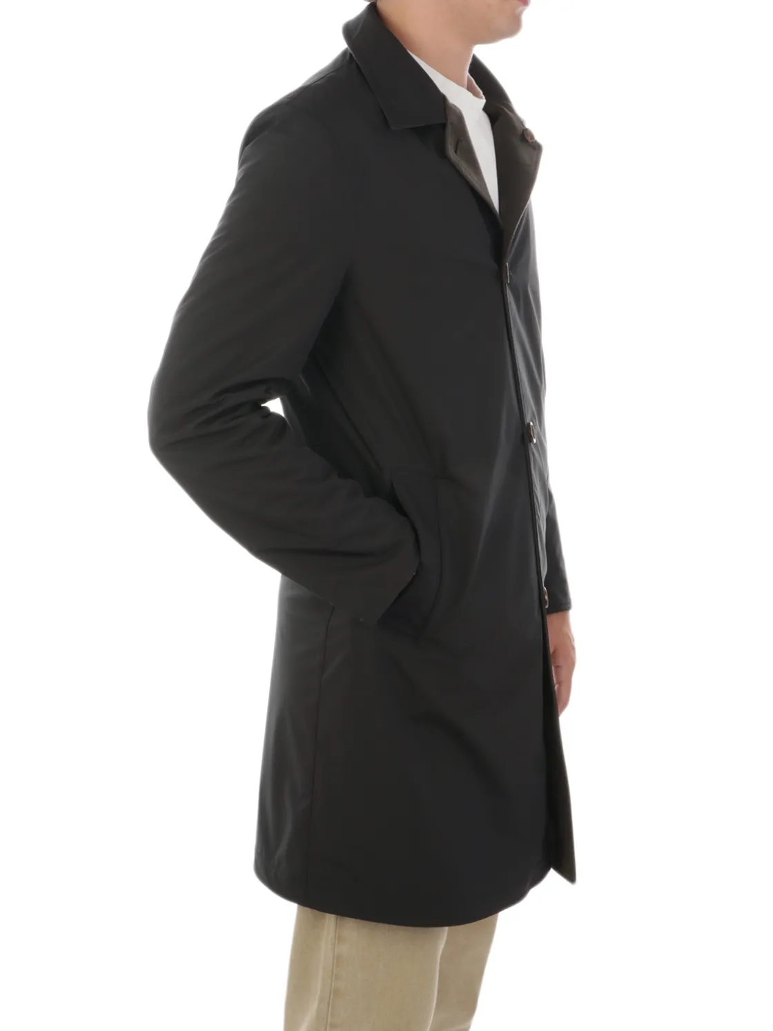 Kired | Soprabito Uomo Reversibile in Cashmere>Uomo Cappotti E Trench