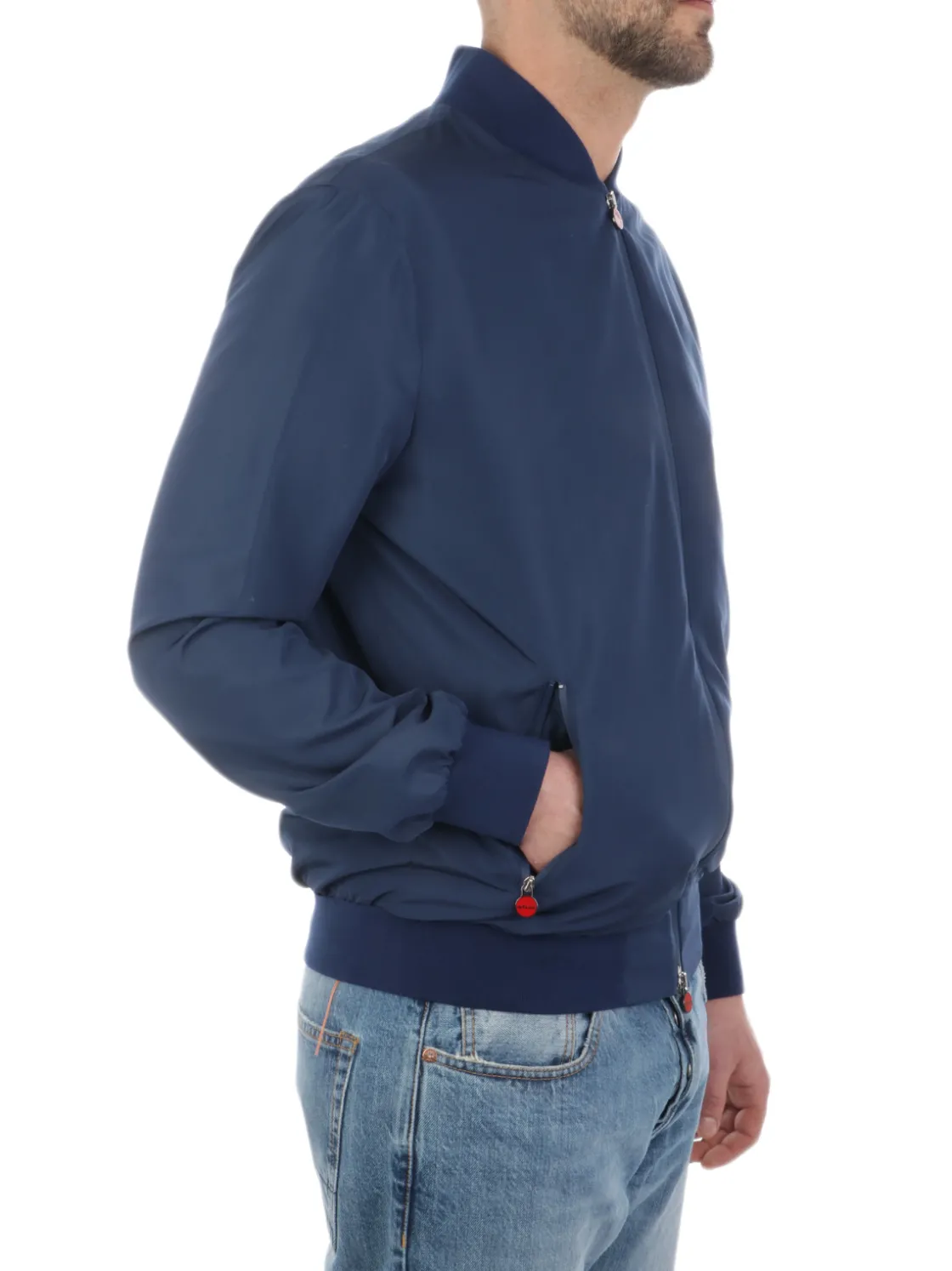 Kiton | Bomber Uomo Sea in Nylon>Uomo Giubbotti E Piumini