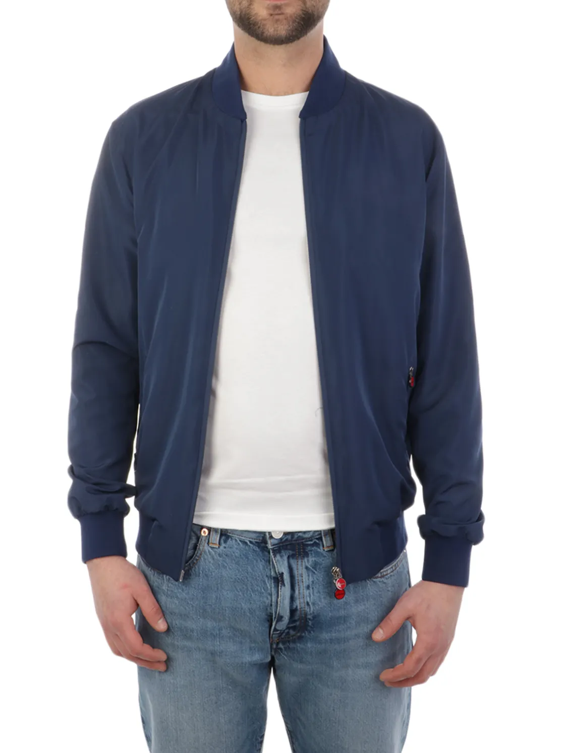 Kiton | Bomber Uomo Sea in Nylon>Uomo Giubbotti E Piumini