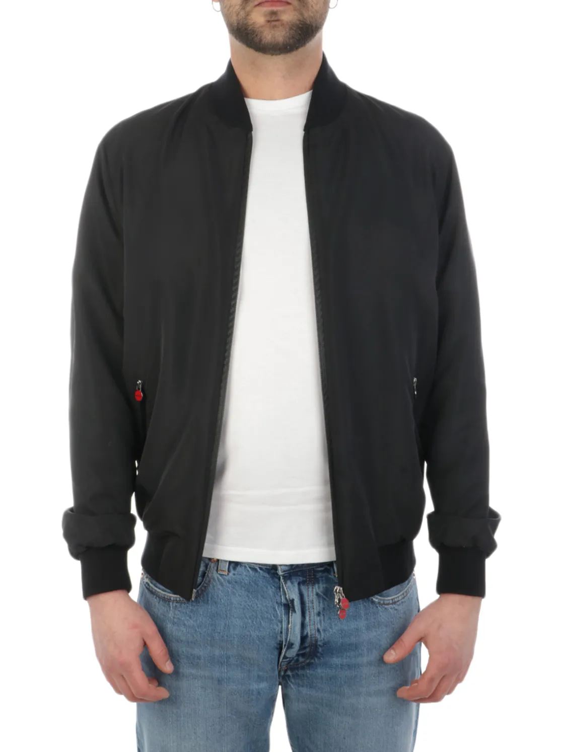 Kiton | Bomber Uomo Sea in Nylon>Uomo Giubbotti E Piumini