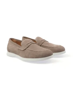 Kiton | Mocassini Uomo in Suede con Fascetta>Uomo Mocassini