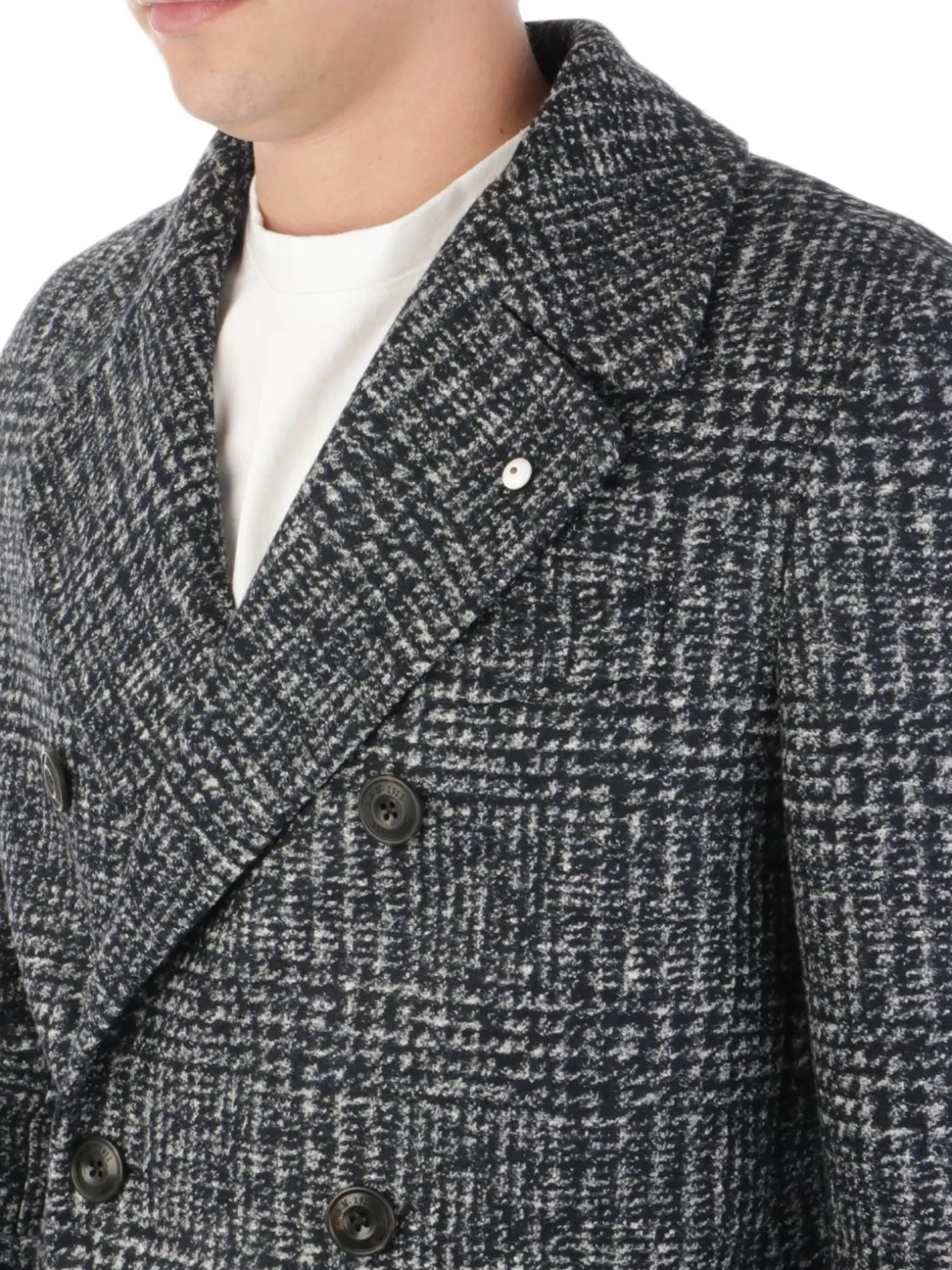LBM 1911 | Cappotto Uomo Doppiopetto Principe di Galles>Uomo Cappotti E Trench