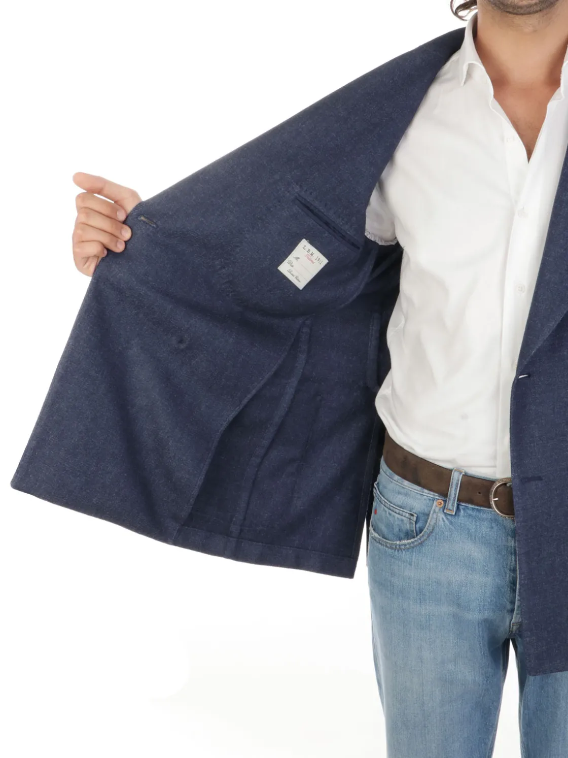 LBM 1911 | Giacca Uomo Doppiopetto in Misto Lana>Uomo Blazer E Giacche
