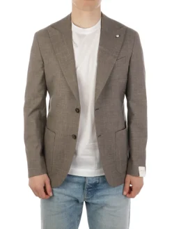 LBM 1911 | Giacca Uomo in Lana e Seta><noscript><img width=
