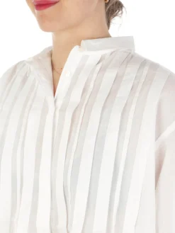 Leon & Harper | Camicia Donna Chimi Plissettata><noscript><img width=