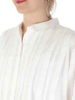 Leon & Harper | Tunica Roca Pleat in Cotone><noscript><img width=