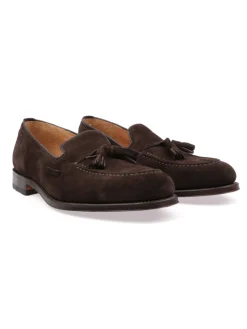 Loake | Lincoln Brown Suede>Uomo Mocassini