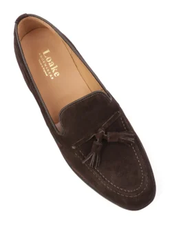Loake | Lincoln Brown Suede>Uomo Mocassini