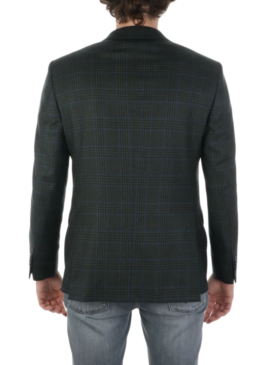 Luigi Bianchi Mantova | Giacca Uomo in Lana Principe di Galles>Uomo Blazer E Giacche