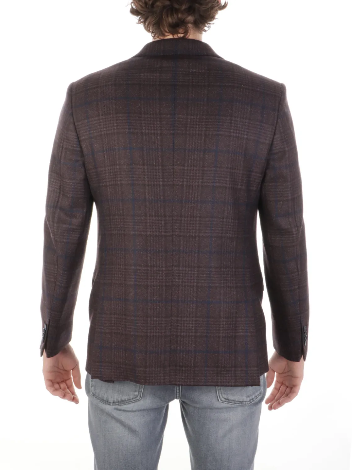 Luigi Bianchi Mantova | Giacca Uomo in Lana Principe di Galles>Uomo Blazer E Giacche