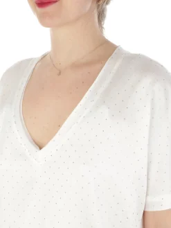 Maesta | Blusa Donna con Glitter><noscript><img width=