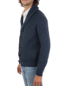 Magazzino Ricambi | Cardigan Sciallato Uomo in Lana e Cashmere>Uomo Maglie