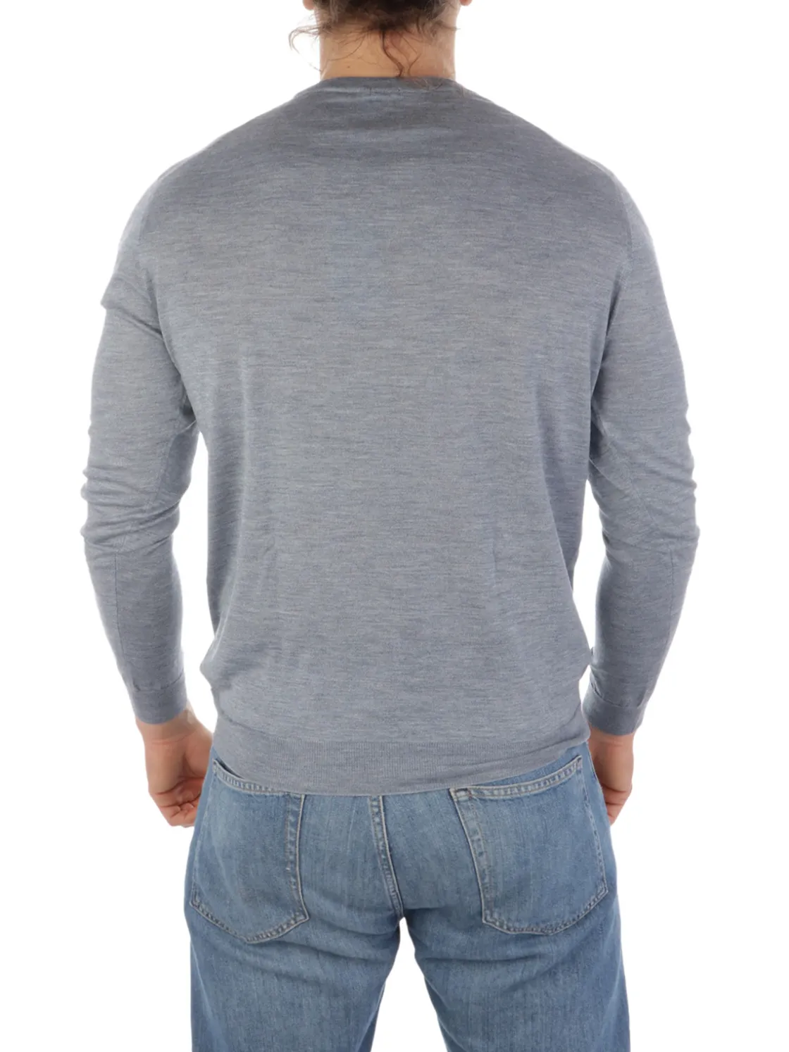 Malo | Girocollo Uomo in Cashmere e Seta>Uomo Maglie