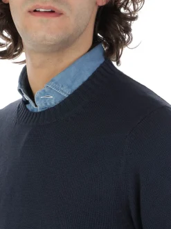 Malo | Girocollo Uomo In Cotone Rasato><noscript><img width=