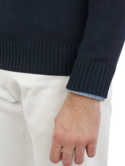 Malo | Girocollo Uomo In Cotone Rasato><noscript><img width=
