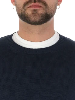 Malo | Pullover Uomo in Cotone Rasato><noscript><img width=