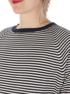 Mia Basic | Maglia Donna Raglan a Righe><noscript><img width=