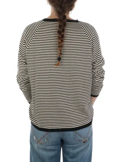 Mia Basic | Maglia Donna Raglan a Righe>Donna Maglie
