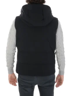 Montecore | Gilet Uomo Stretch con Cappuccio>Uomo Gilet E Smanicati