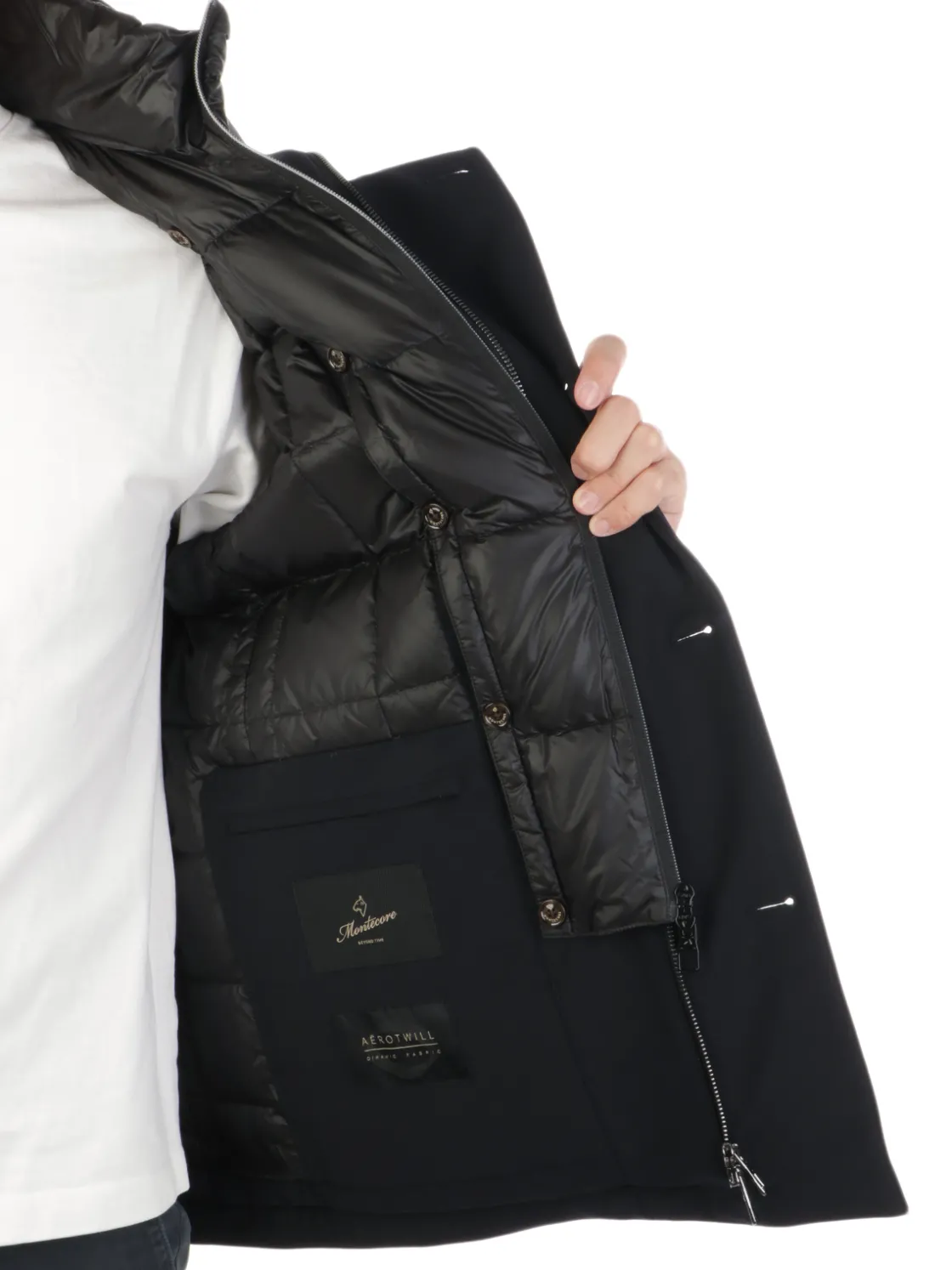 Montecore | Giubbotto Uomo Doppiopetto Stretch>Uomo Blazer E Giacche