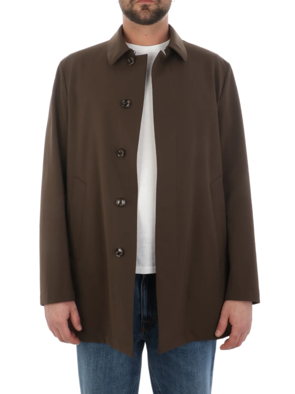 Montecore | Impermeabile Uomo in Tessuto Elasticizzato>Uomo Cappotti E Trench