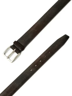 Orciani | Cintura Uomo Cloudy in Suede>Uomo Cinture