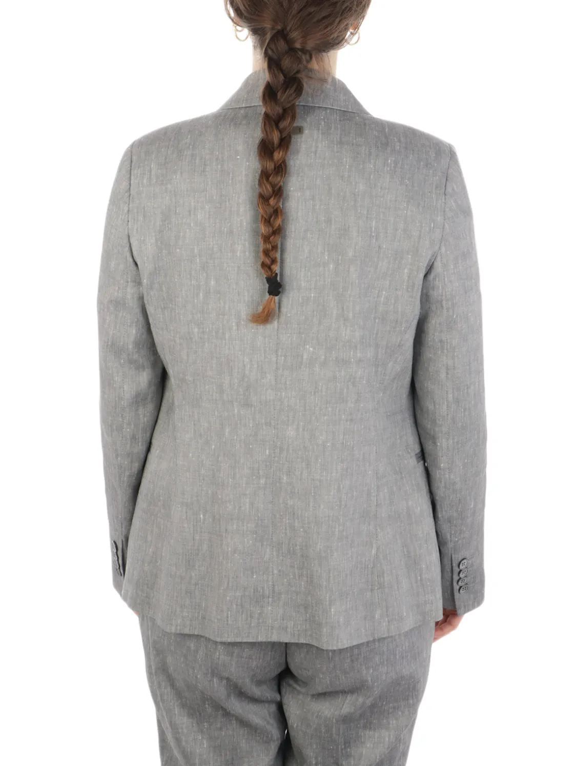 Peserico | Giacca Donna Doppiopetto in Lino>Donna Blazer E Giacche