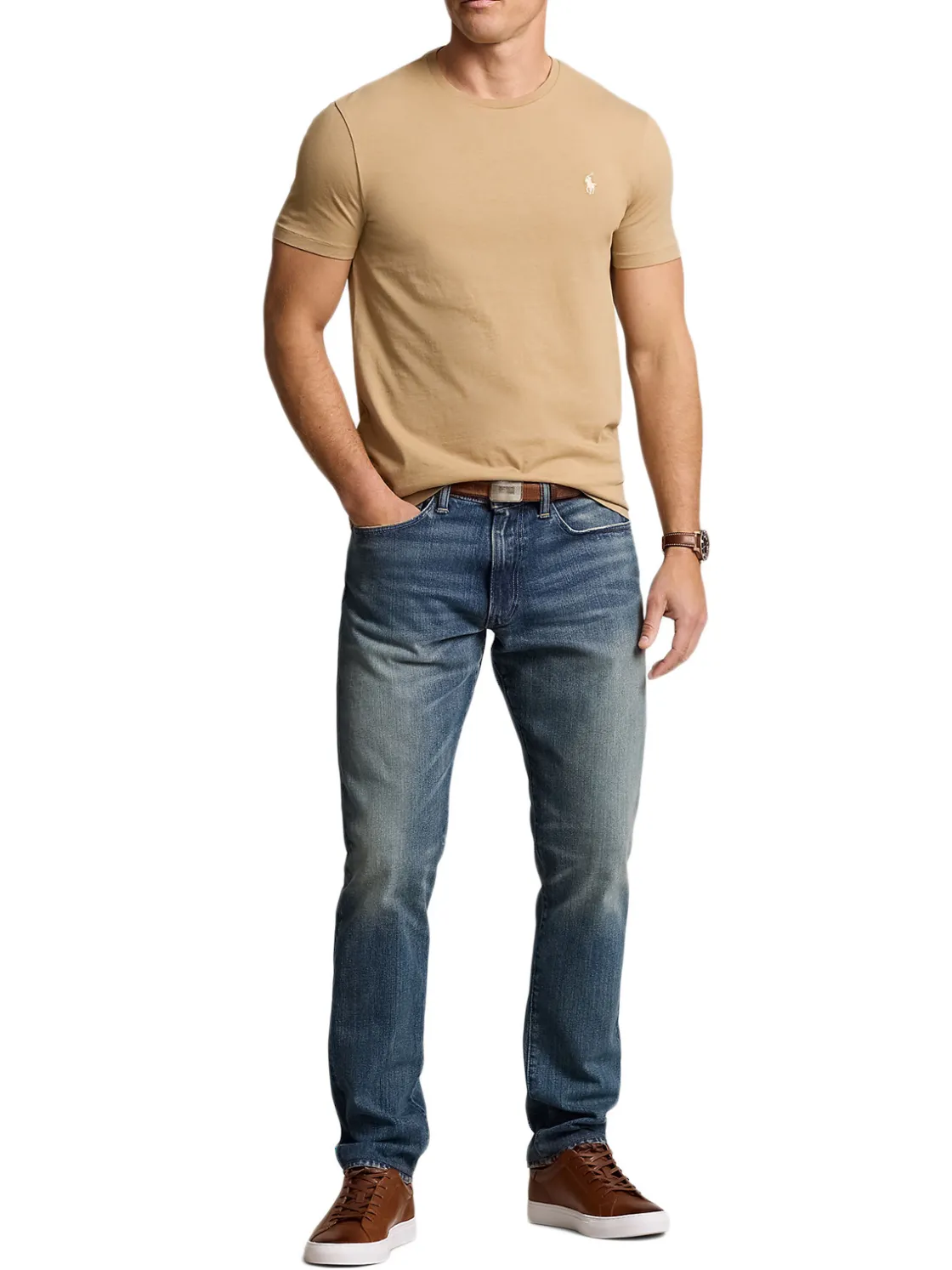 Polo Ralph Lauren | Custom Slim Fit Jersey>Uomo T-Shirts