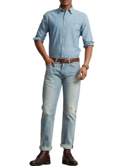 Polo Ralph Lauren | Custom Fit Chambray Shirt><noscript><img width=