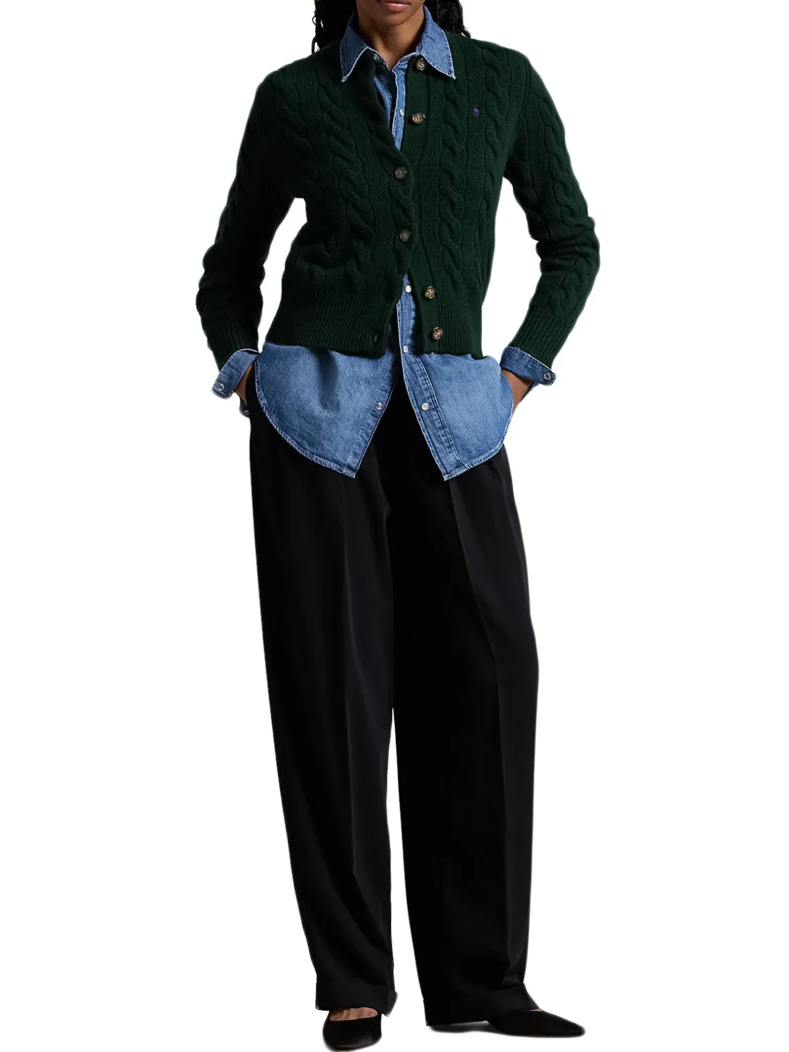 Polo Ralph Lauren | Long Sleeve Cardigan>Donna Maglie