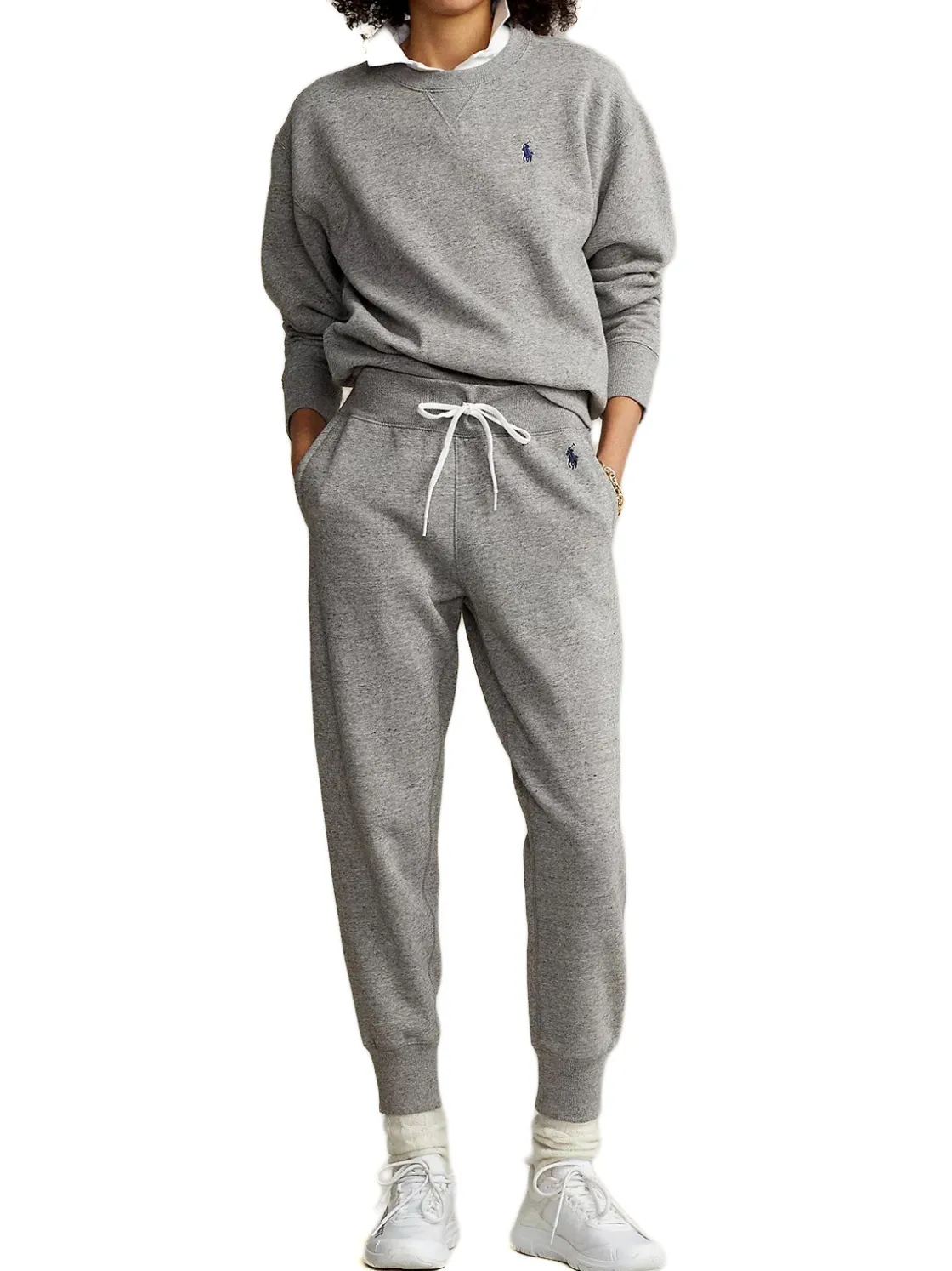 Polo Ralph Lauren | Po Sweatpant Ankle Pant>Donna Pantaloni