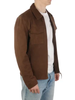 Proleather | Overshirt Uomo JmJoks in Suede>Uomo Giubbotti E Piumini