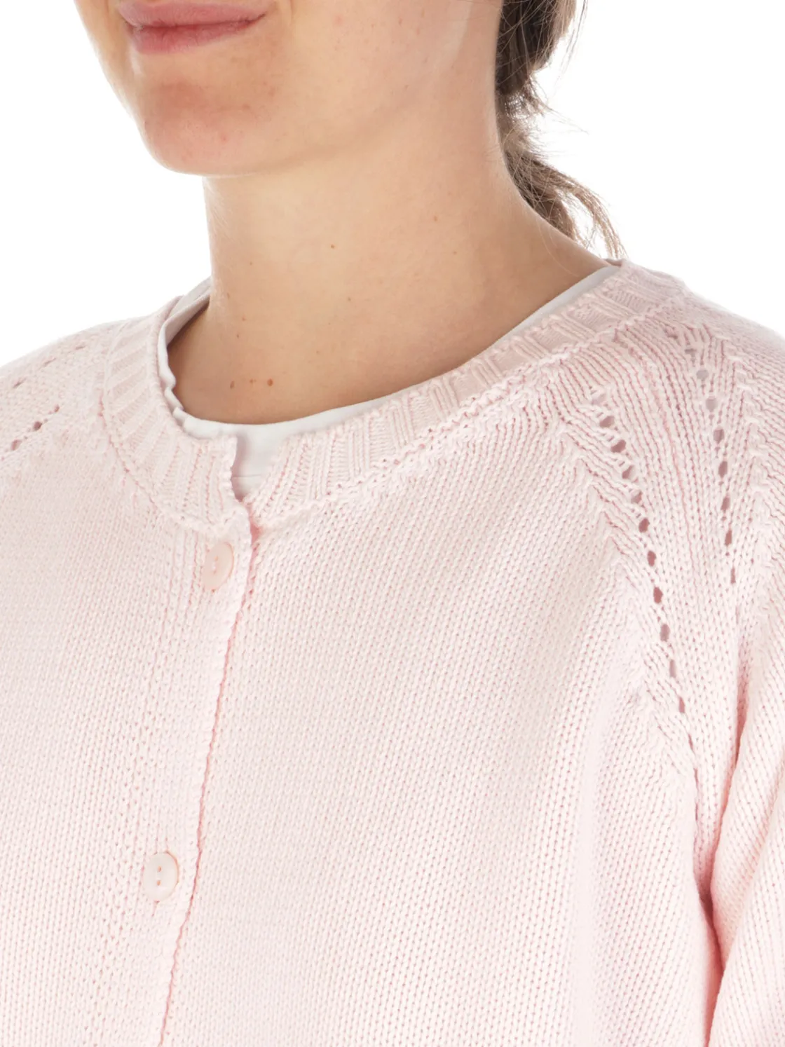 Rossopuro | Cardigan Con Bottoni>Donna Maglie