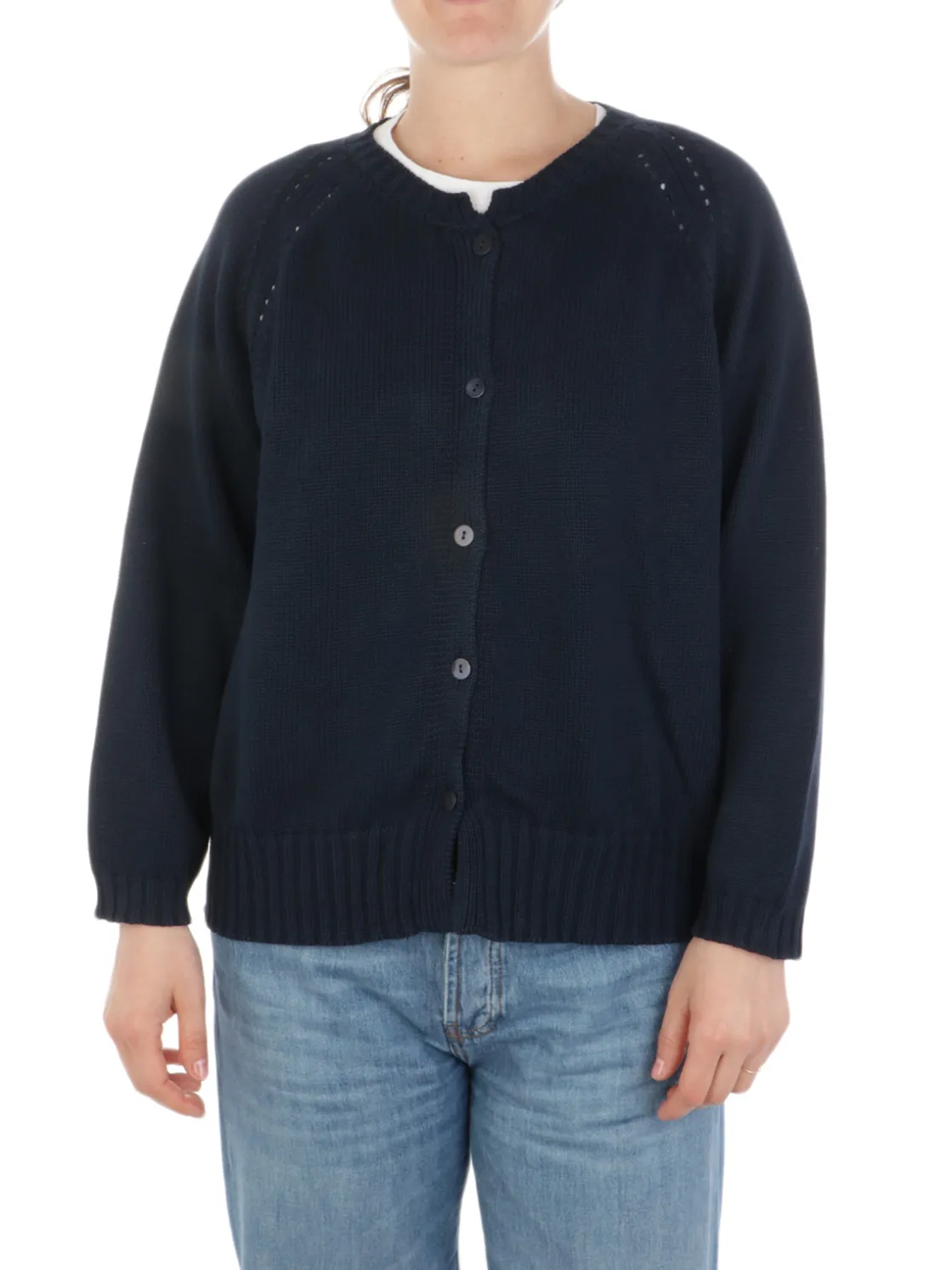 Rossopuro | Cardigan Con Bottoni>Donna Maglie