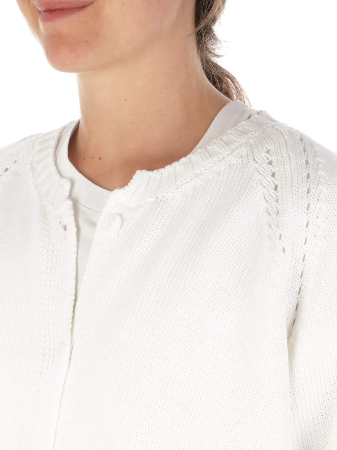 Rossopuro | Cardigan Con Bottoni>Donna Maglie