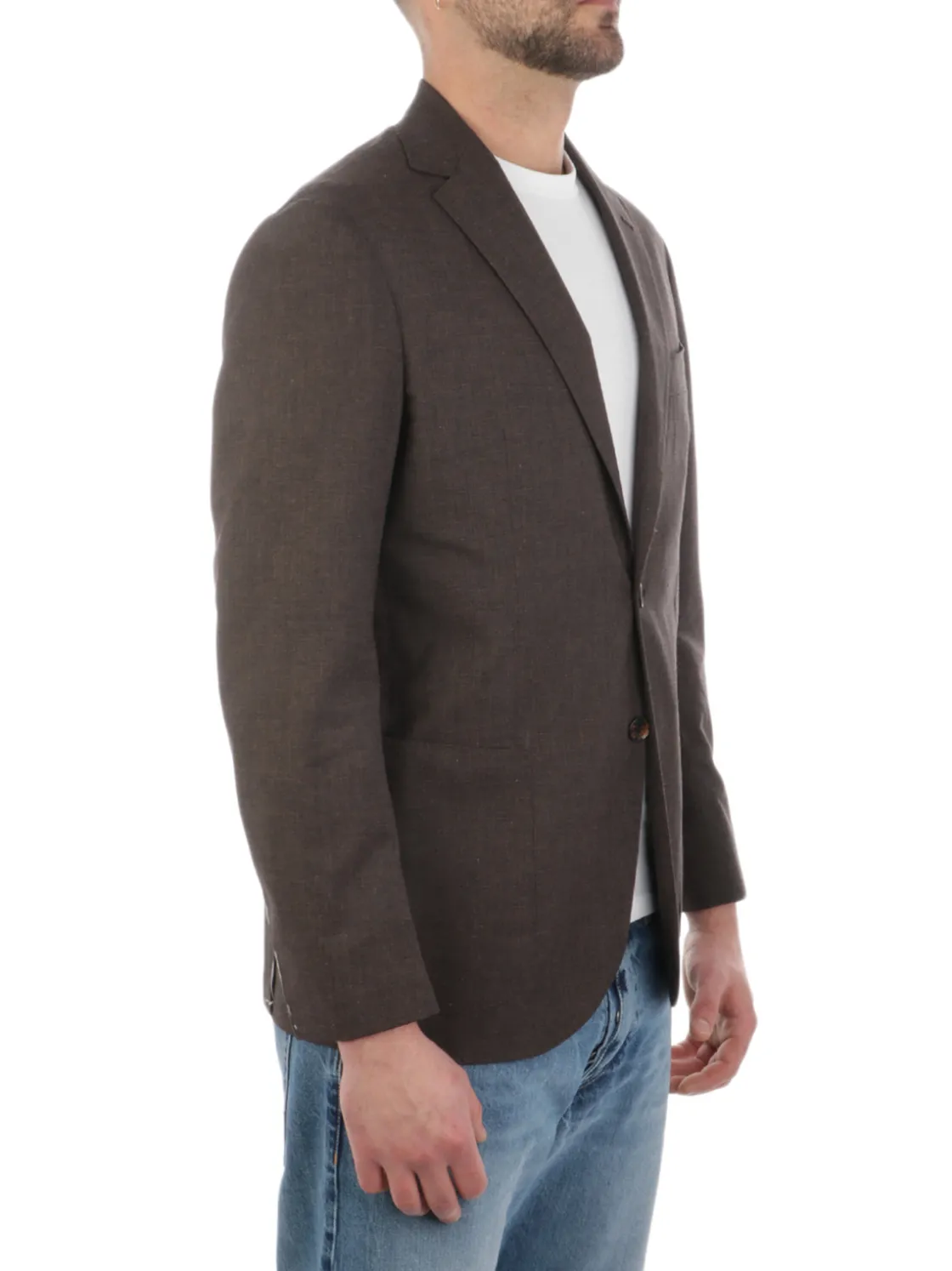 Sartorio | Giacca Uomo in Lana e Lino>Uomo Blazer E Giacche