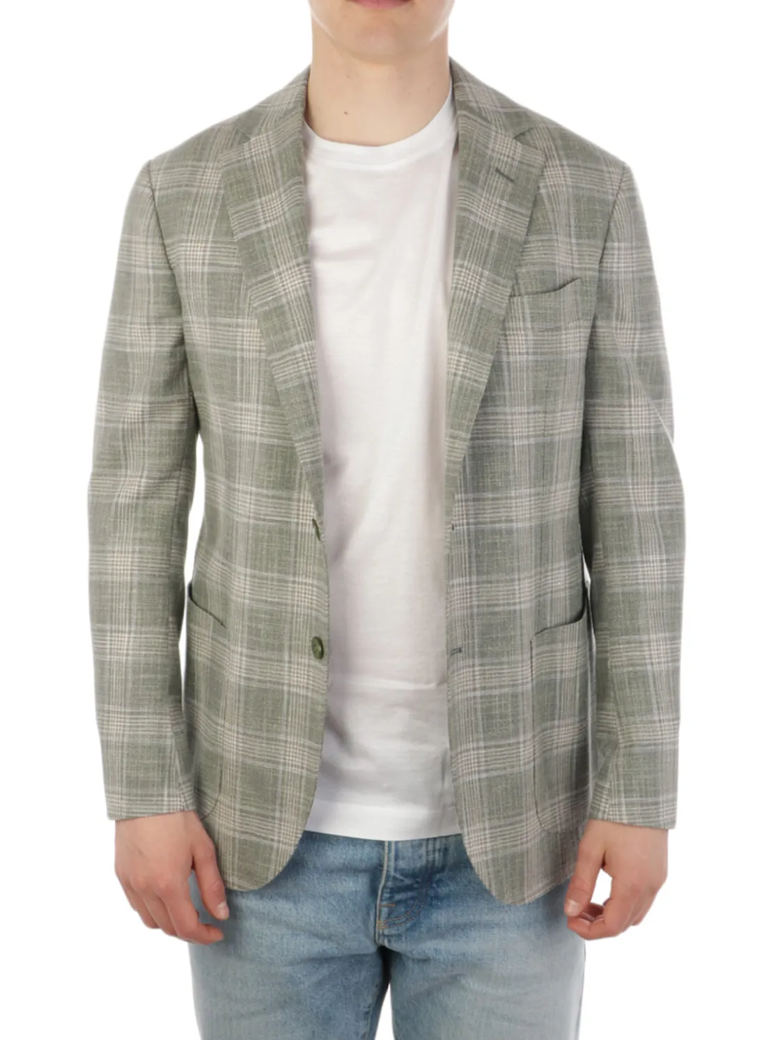 Sartorio | Giacca Uomo Sartoriale in Lana e Seta>Uomo Blazer E Giacche