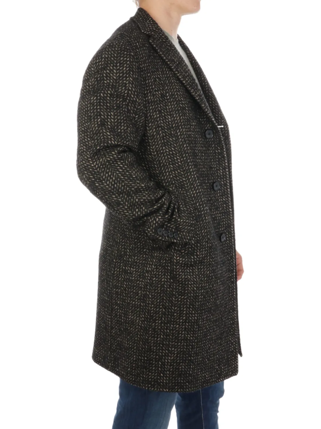 Tagliatore | Cappotto Uomo Spigato in Lana>Uomo Cappotti E Trench