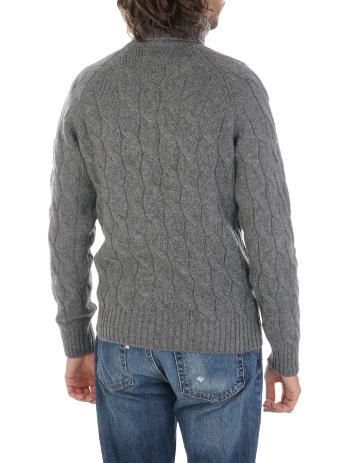 Tagliatore | Dolcevita Uomo a Treccia>Uomo Maglie