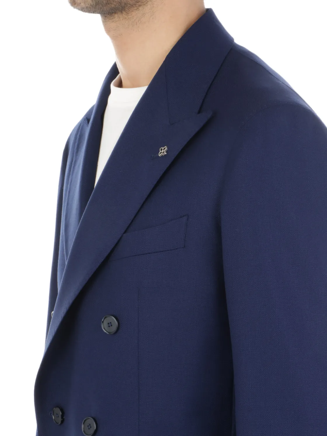 Tagliatore | Giacca Doppiopetto Uomo in Lana Stretch>Uomo Blazer E Giacche