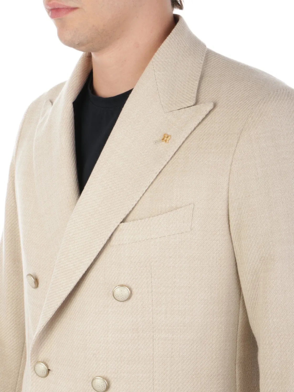 Tagliatore | Giacca Doppiopetto Uomo in Lana e Cotone>Uomo Blazer E Giacche
