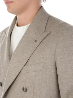 Tagliatore | Giacca Uomo Doppiopetto in Lana e Cashmere><noscript><img width=