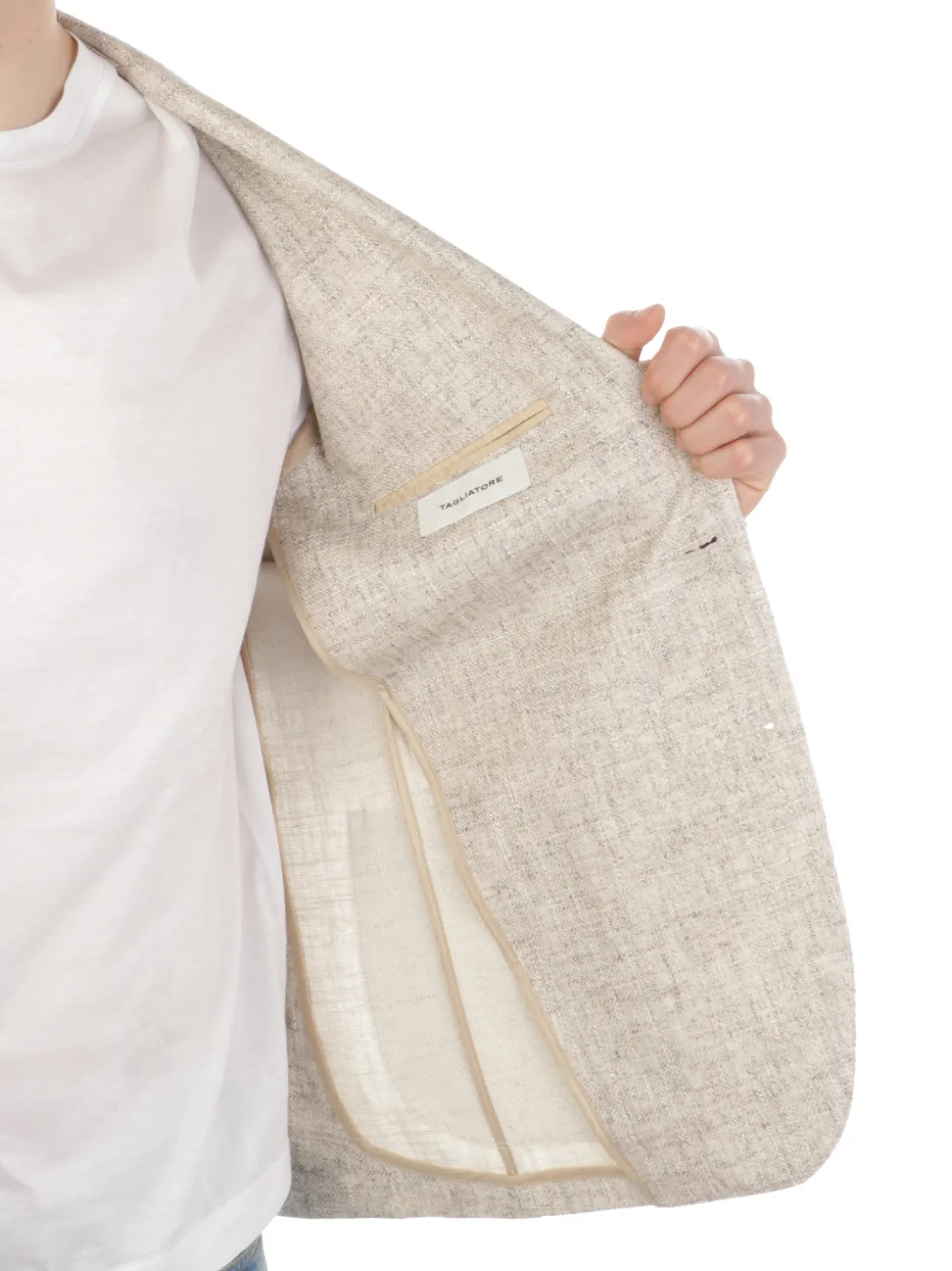 Tagliatore | Giacca Uomo in Viscosa e Lino>Uomo Blazer E Giacche